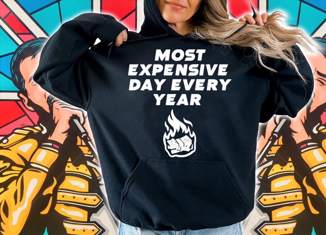 Kyle Busch Most Expensive Day Every Year T-Shirt hoodie