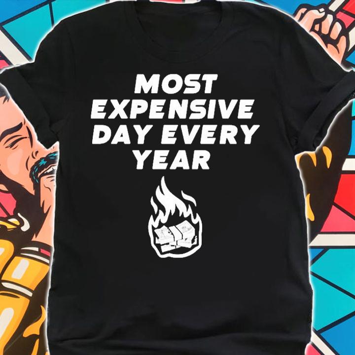 Kyle Busch Most Expensive Day Every Year T-Shirt shirt