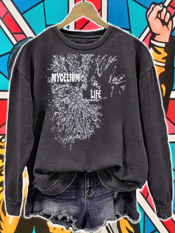 Mycelium Life V2 Mushroom Grower Mycology Lover Shirt sweatshirt
