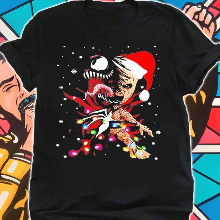 Santa Baby Groot Venom Christmas shirt