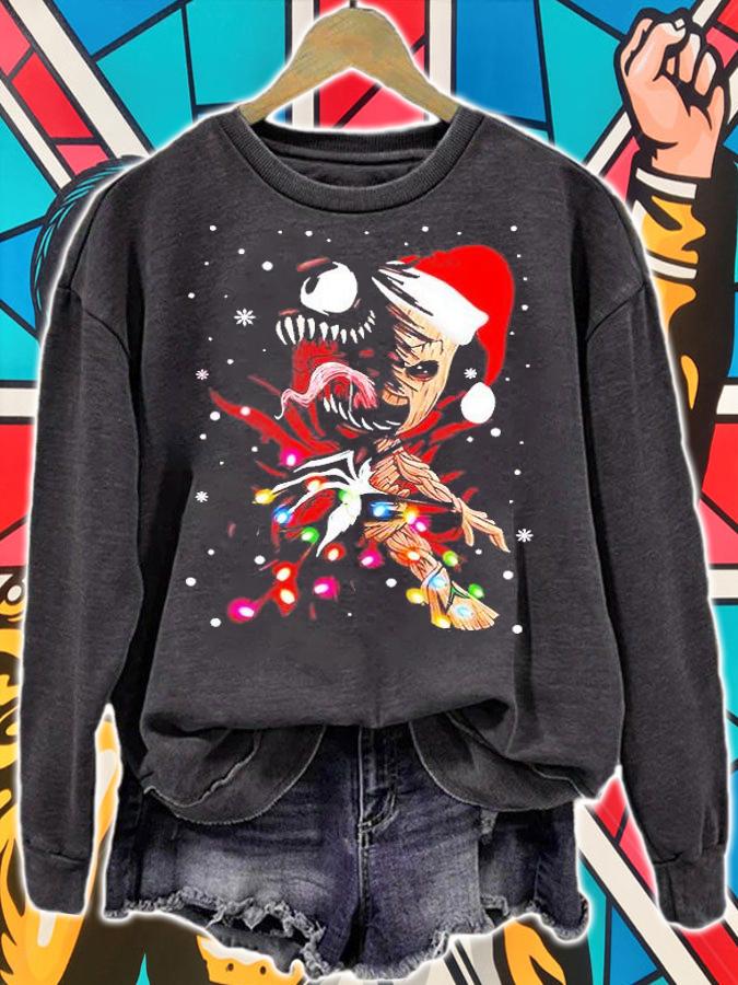 Santa Baby Groot Venom Christmas shirt