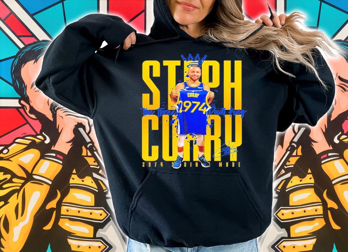 Steph Curry Three Point King Golden State Warriors Basketball Shirt hoodie