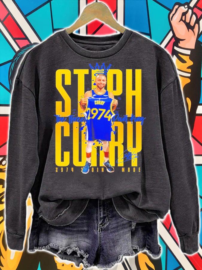 Steph Curry Three Point King Golden State Warriors Basketball Shirt sweatshirt