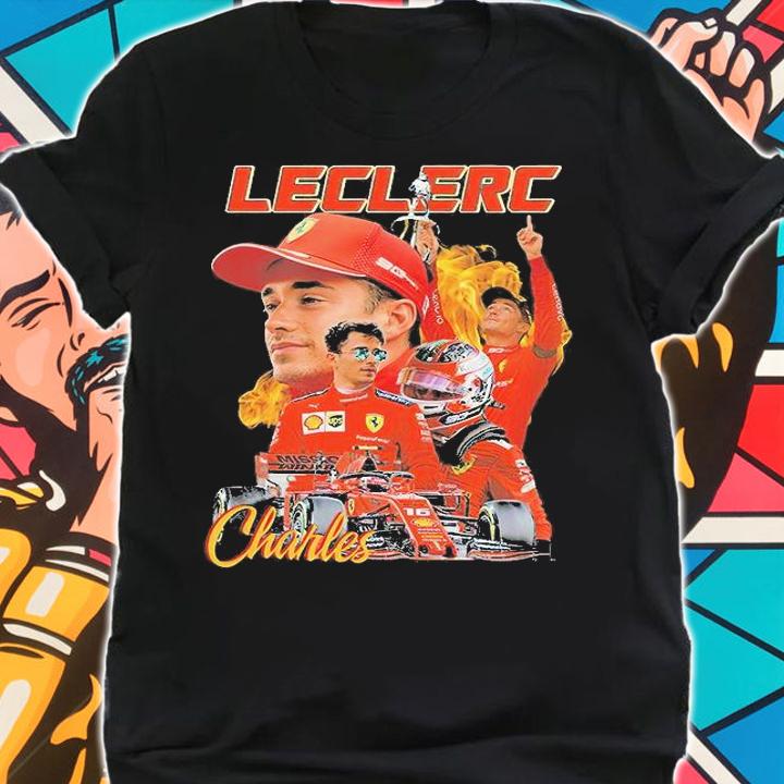 Charles Leclerc Championship Formula 1 Racing T-Shirt shirt