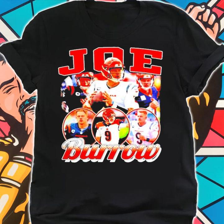 Cincinnati Bengals Joe Burrow Autographed Graphic Shirt