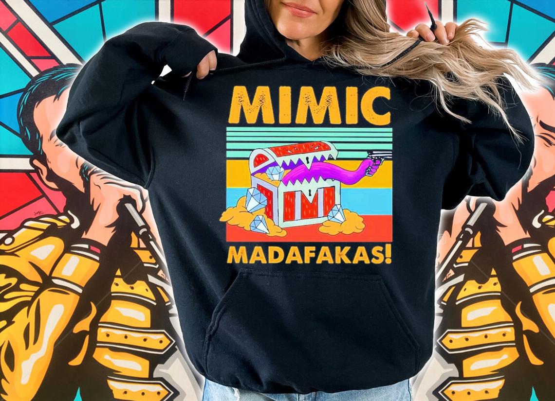 Dungeon Treasure Mimic Madafakas Vintage Shirt hoodie