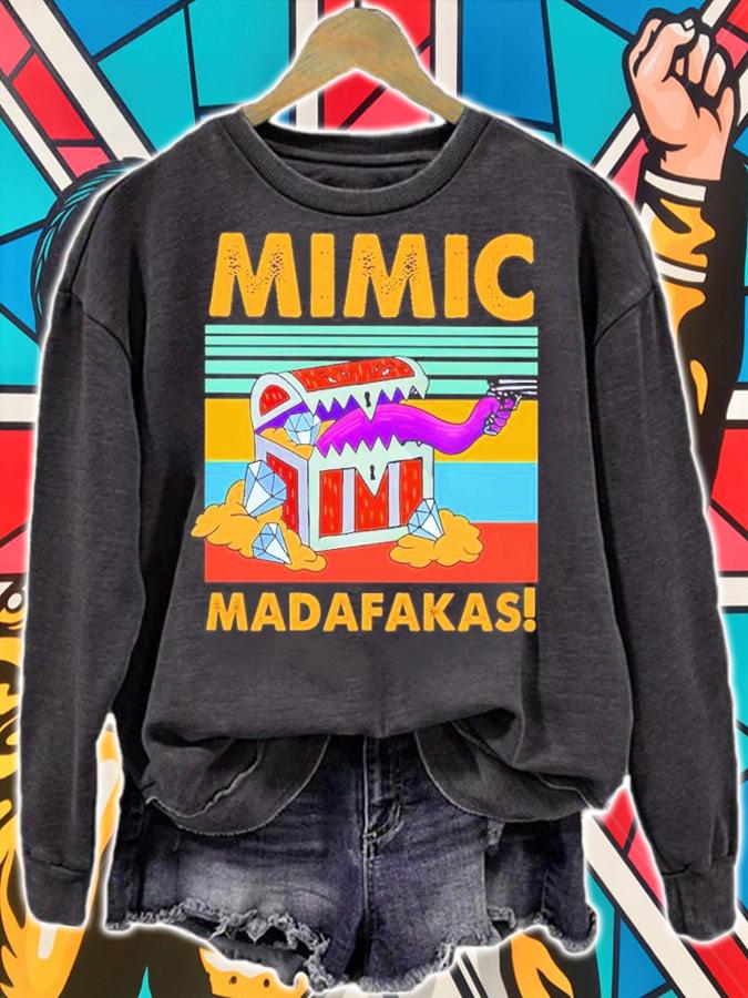 Dungeon Treasure Mimic Madafakas Vintage Shirt sweatshirt