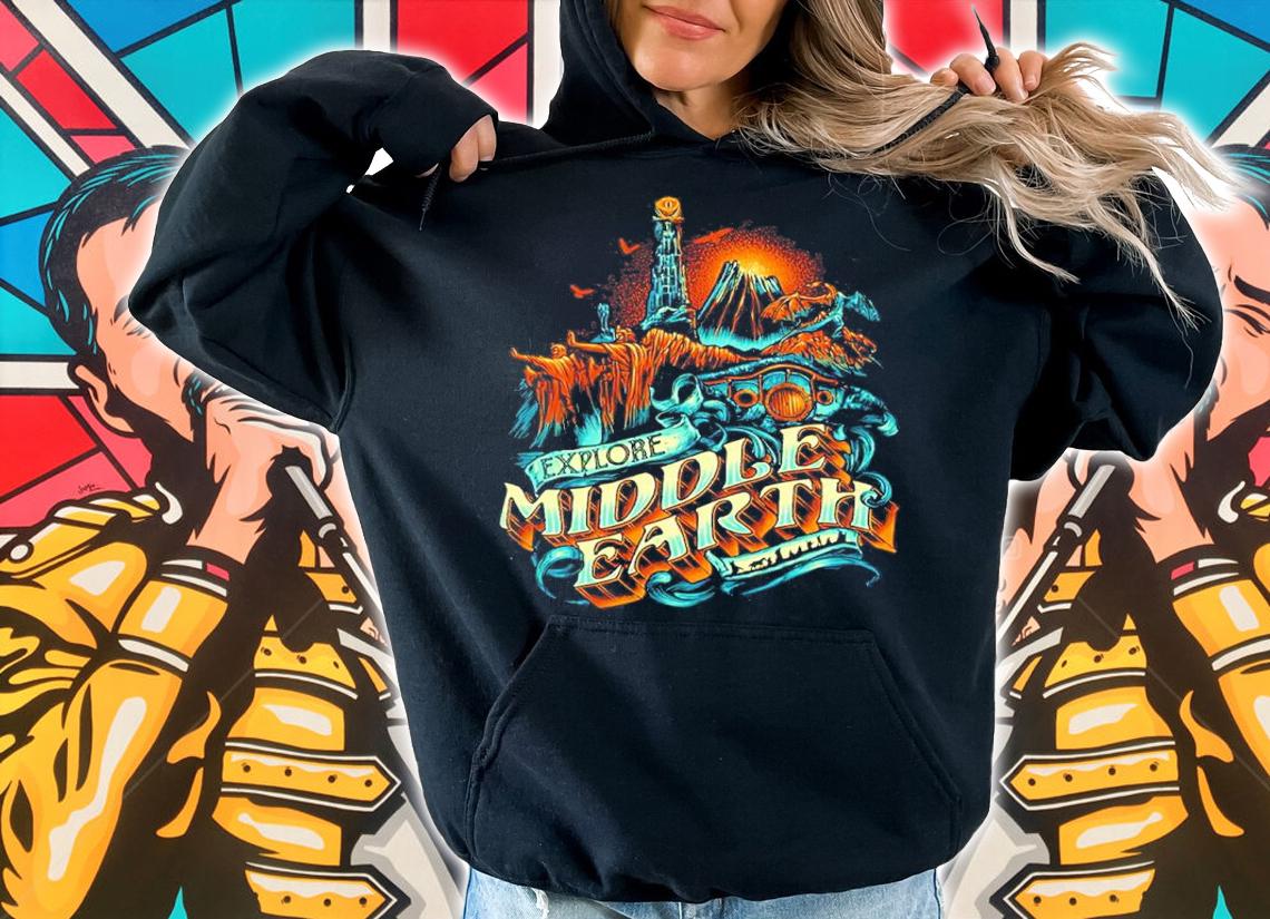 Explore Middle Earth shirt hoodie