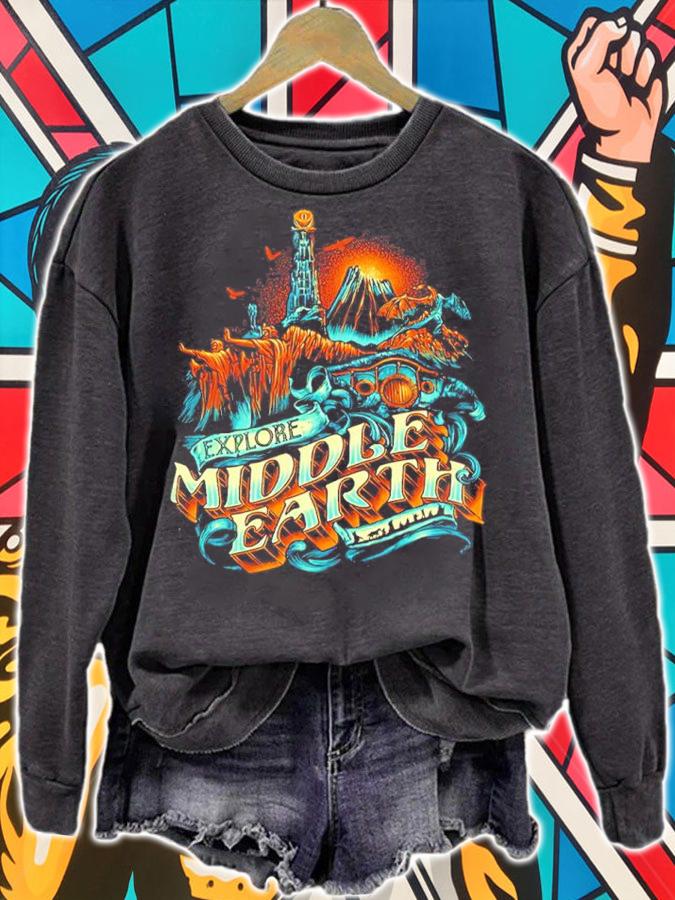 Explore Middle Earth shirt sweatshirt