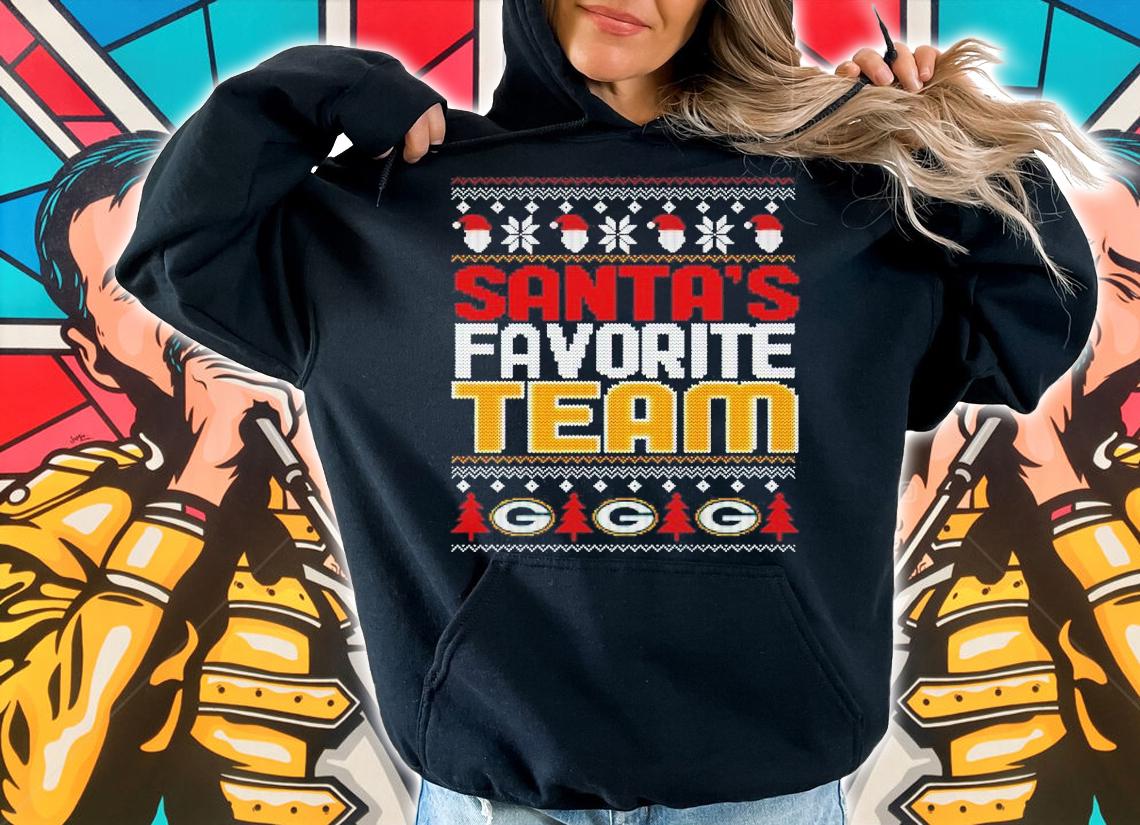 Georgia Bulldogs Santa's Favorite Team Christmas Shirt hoodie
