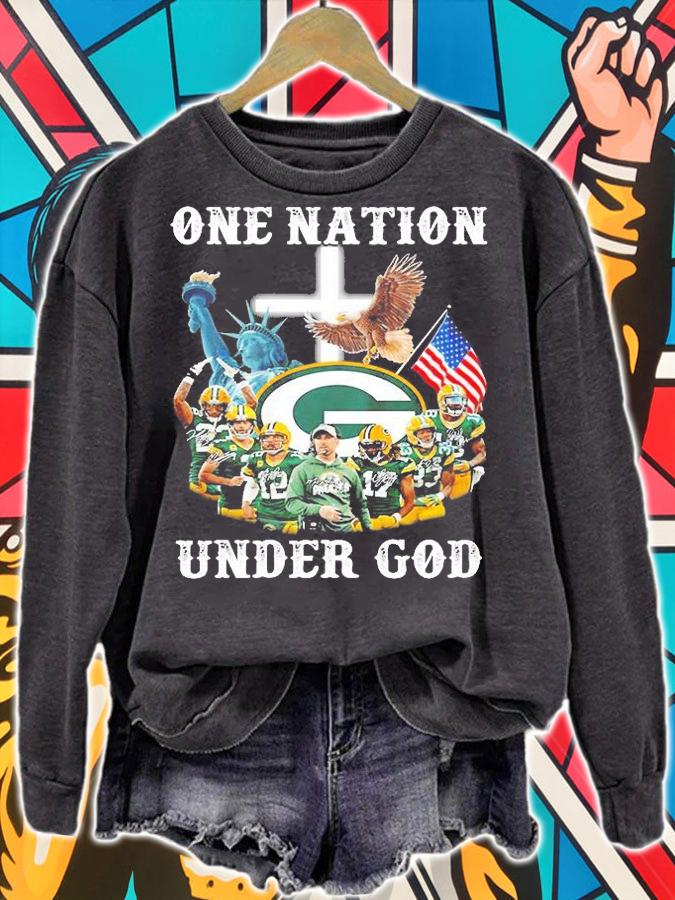 Green Bay Packers One Nation Under God T-Shirt sweatshirt