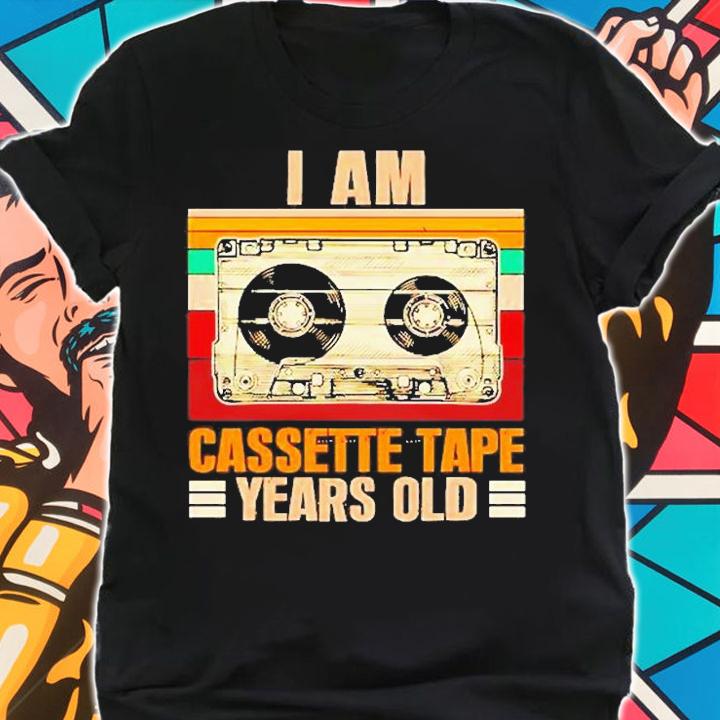 I Am Cassette Tape Years Old Vintage T-Shirt