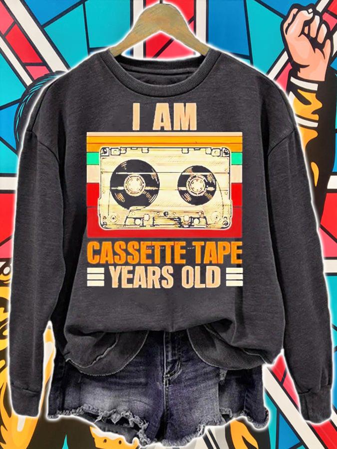 I Am Cassette Tape Years Old Vintage T-Shirt