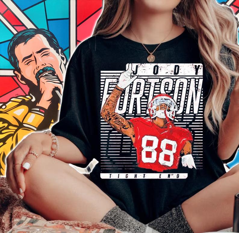 Jody Fortson Tight End football shirt
