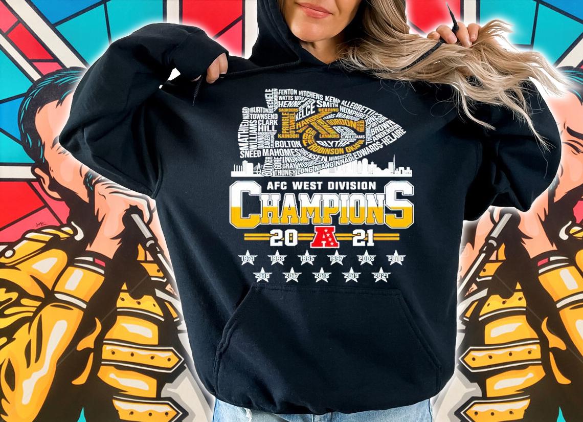 Kansas City Chiefs AFC West Champions 2021 Shirt