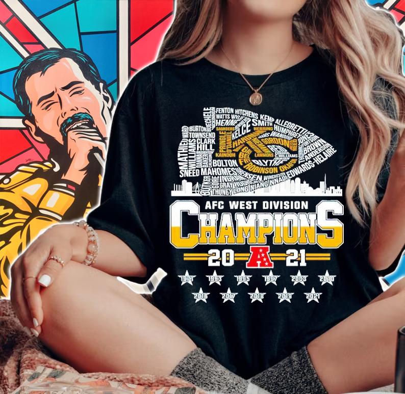 Kansas City Chiefs AFC West Champions 2021 Shirt