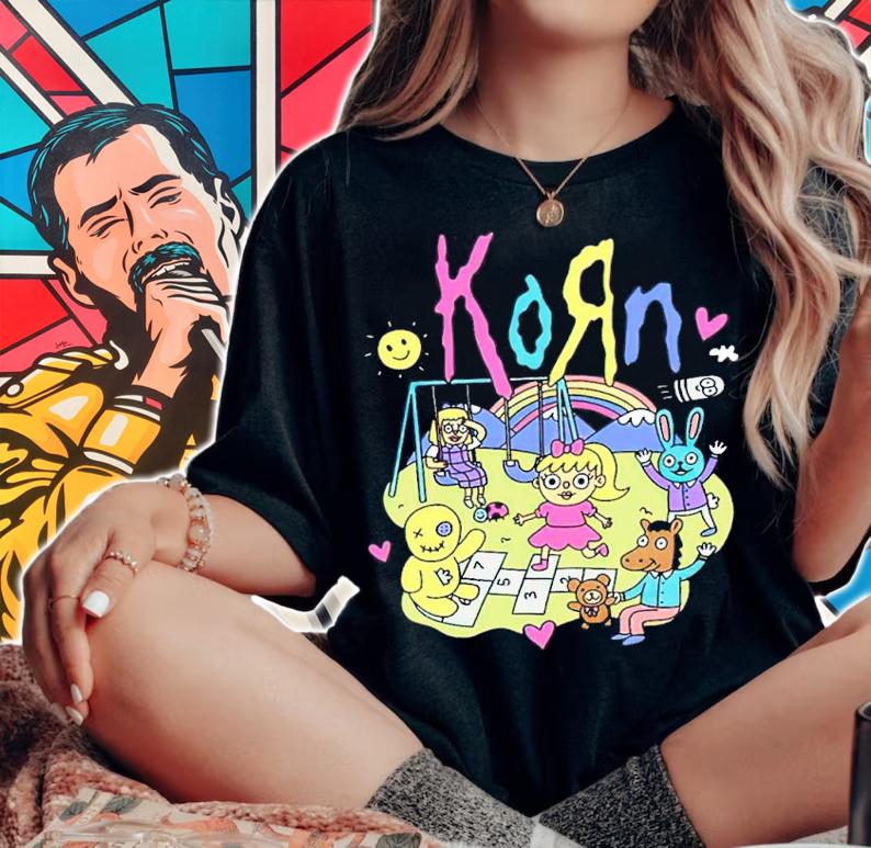 Korn Playground Cartoon Shirt