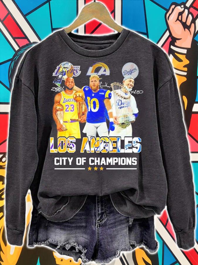 LOS ANGELES Los Angeles Lakers Kobe Bryant Vs Los Angeles Rams Cooper Kupp And Los Angeles Dodgers Mookie Betts Signatures Shirt sweatshirt