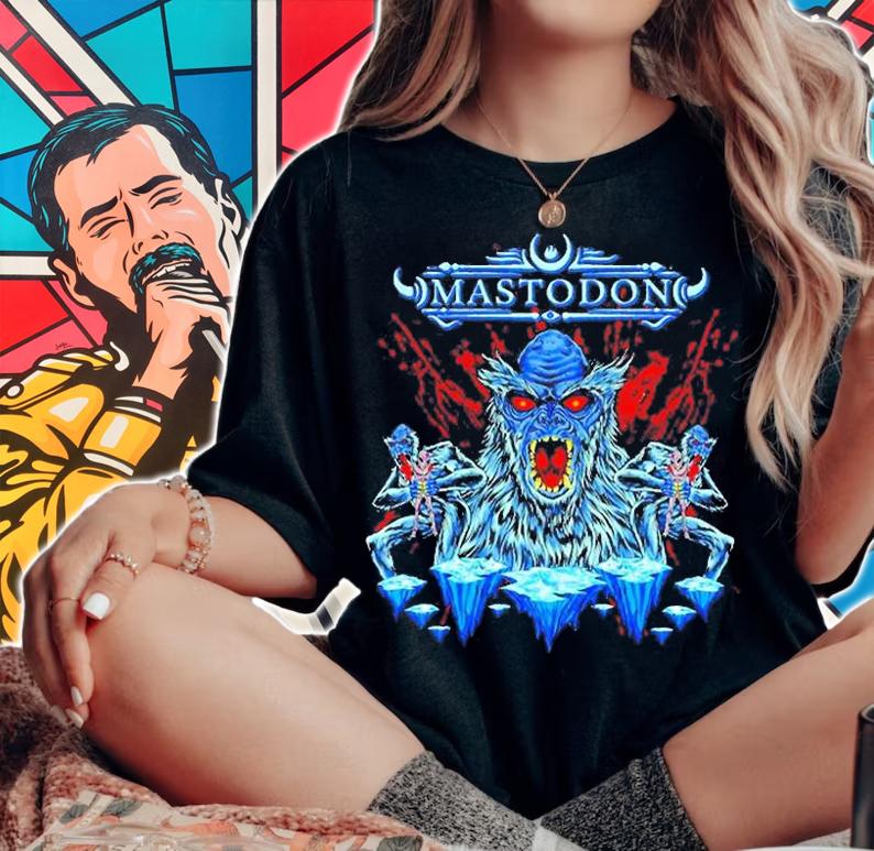 Mastodon Sasquatch Aliens Blood T-Shirt