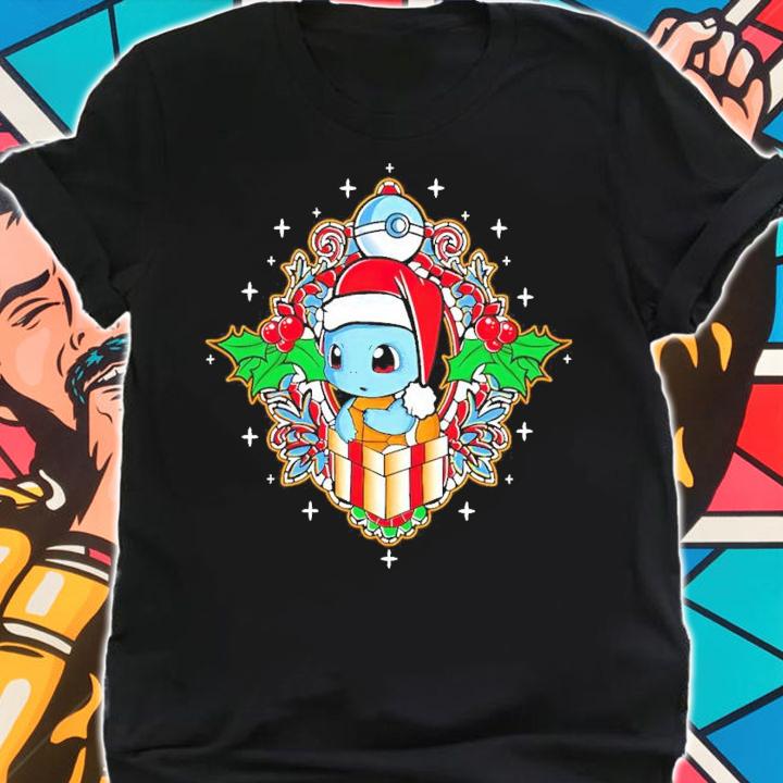 Pokemon Squirtle Holiday Christmas Shirt shirt