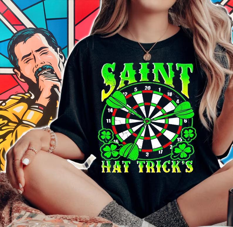 Saint Hat Tricks St Patricks Day T-Shirt woman shirt