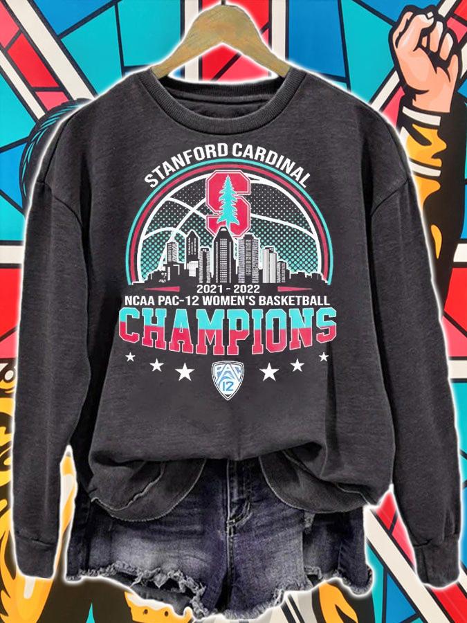 Stanford Cardinal 2022 NCAA Pac-12 Women's Basketball Champions T-Shirt sweatshirt