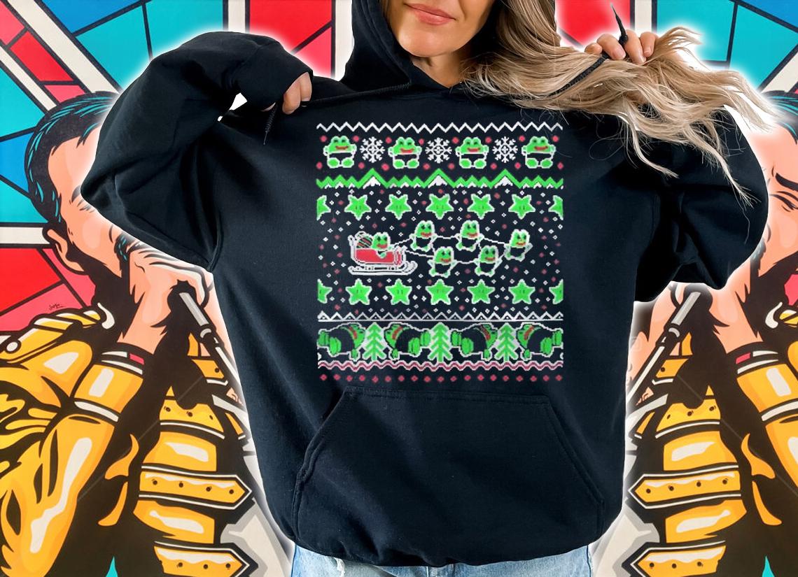 Ugly Mizkif holiday Christmas T-shirt hoodie