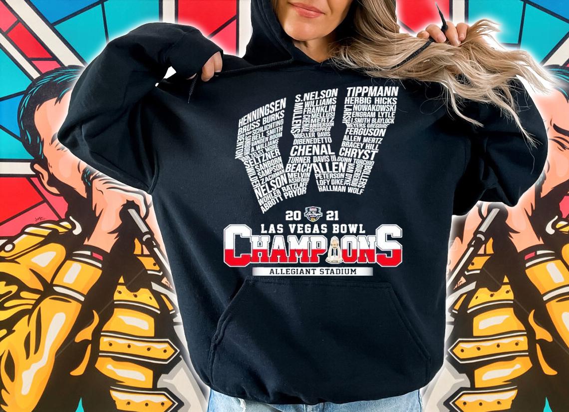 Wisconsin 2021 Las Vegas Bowl Champions Allegiant Stadium Shirt hoodie