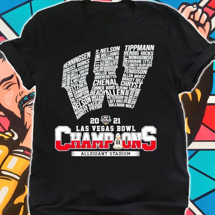 Wisconsin 2021 Las Vegas Bowl Champions Allegiant Stadium Shirt shirt