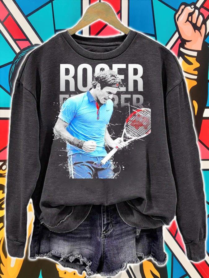 Roger Federer tennis shirt, sweater hoodie and tank top sweatshirt