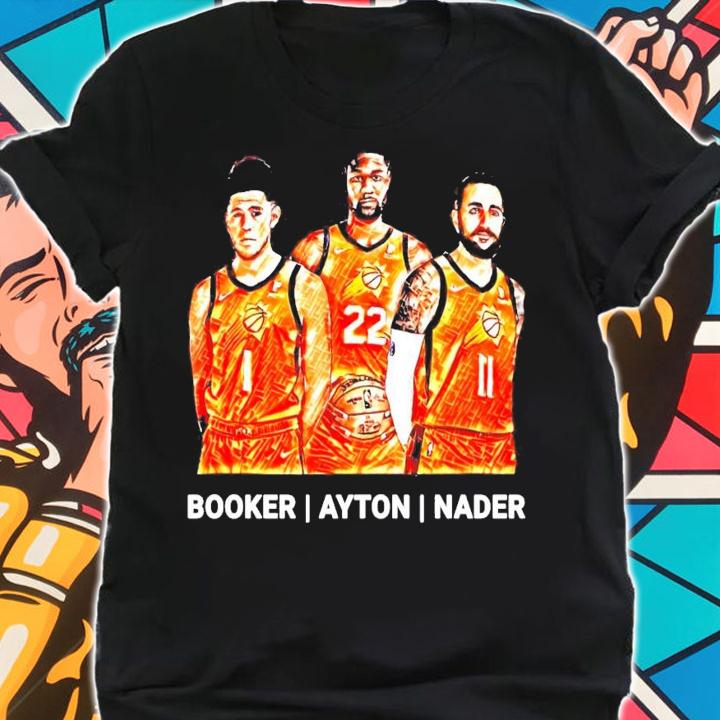Suns Booker Ayton Nader Basketball player shirt shirt
