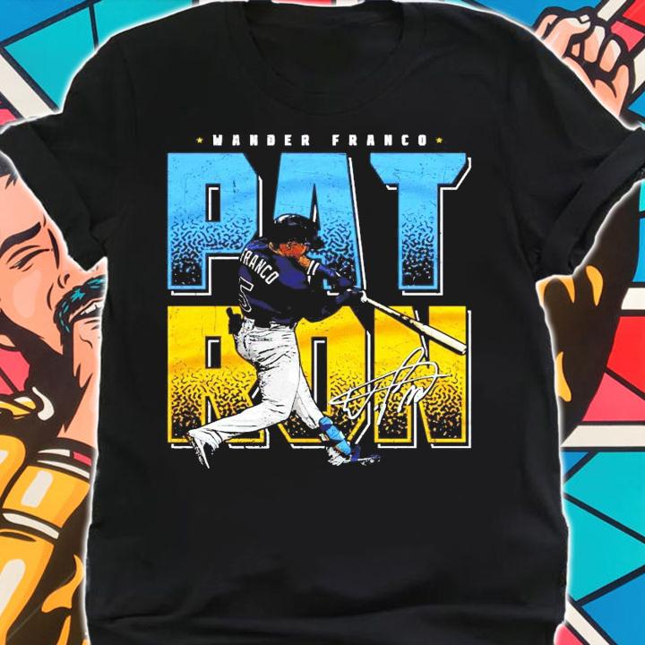 Wander Franco Tampa Bay Baseball signature t-shirt