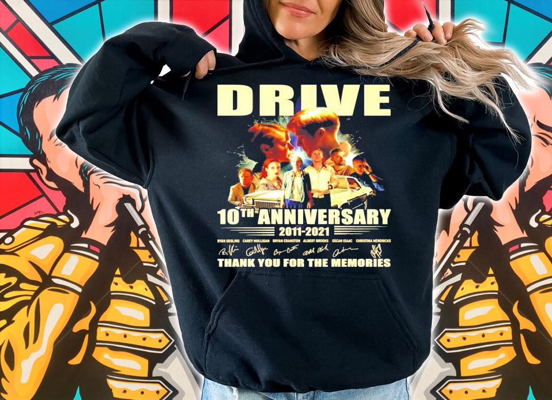 Drive 10th anniversary 2011-2021 signature shirt