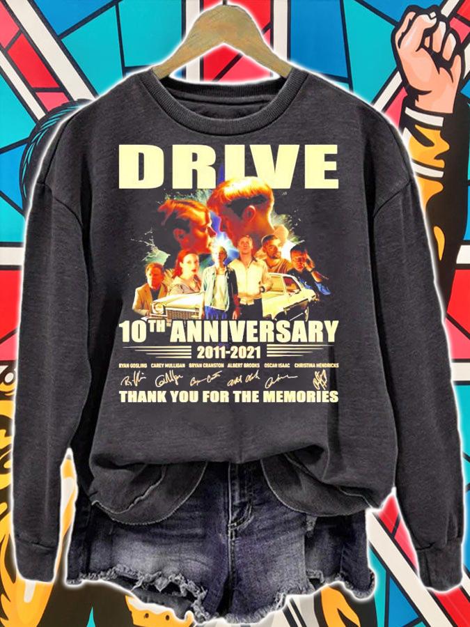 Drive 10th anniversary 2011-2021 signature shirt