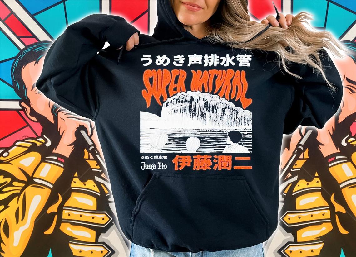 Junji Ito Supernatural T-shirt hoodie