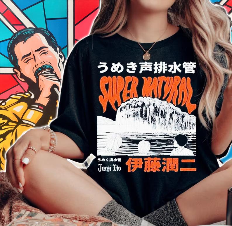 Junji Ito Supernatural T-shirt woman shirt