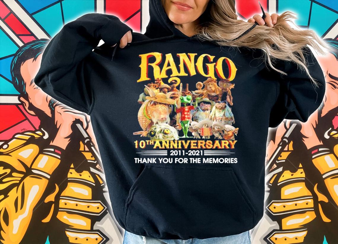 Rango 10th anniversary 2011-2021 shirt