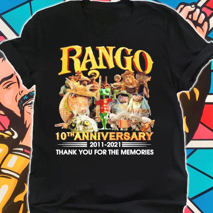 Rango 10th anniversary 2011-2021 shirt