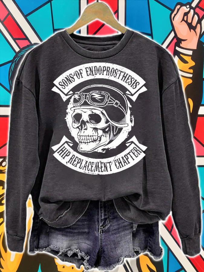 Sons Of Endoprosthesis Hip Replacement Chapter Hip Surgery T-Shirt sweatshirt