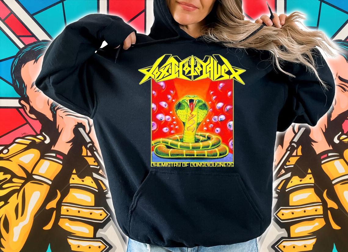 Toxic holocaust chemistry of consciousness shirt hoodie