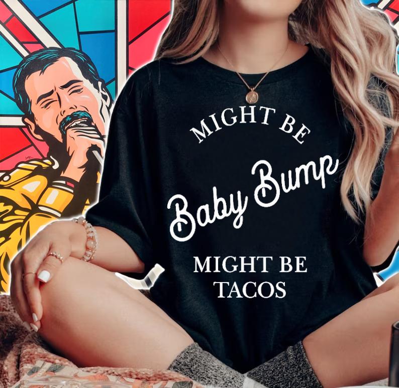 Womens Pregnancy Announcement Baby Bump Gift Pregnant Mom Shirt
