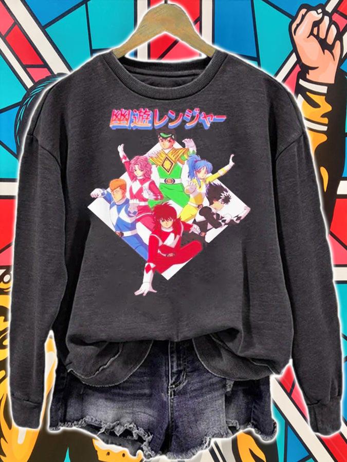 Yu Yu Hakusho Power Rangers t-shirt sweatshirt