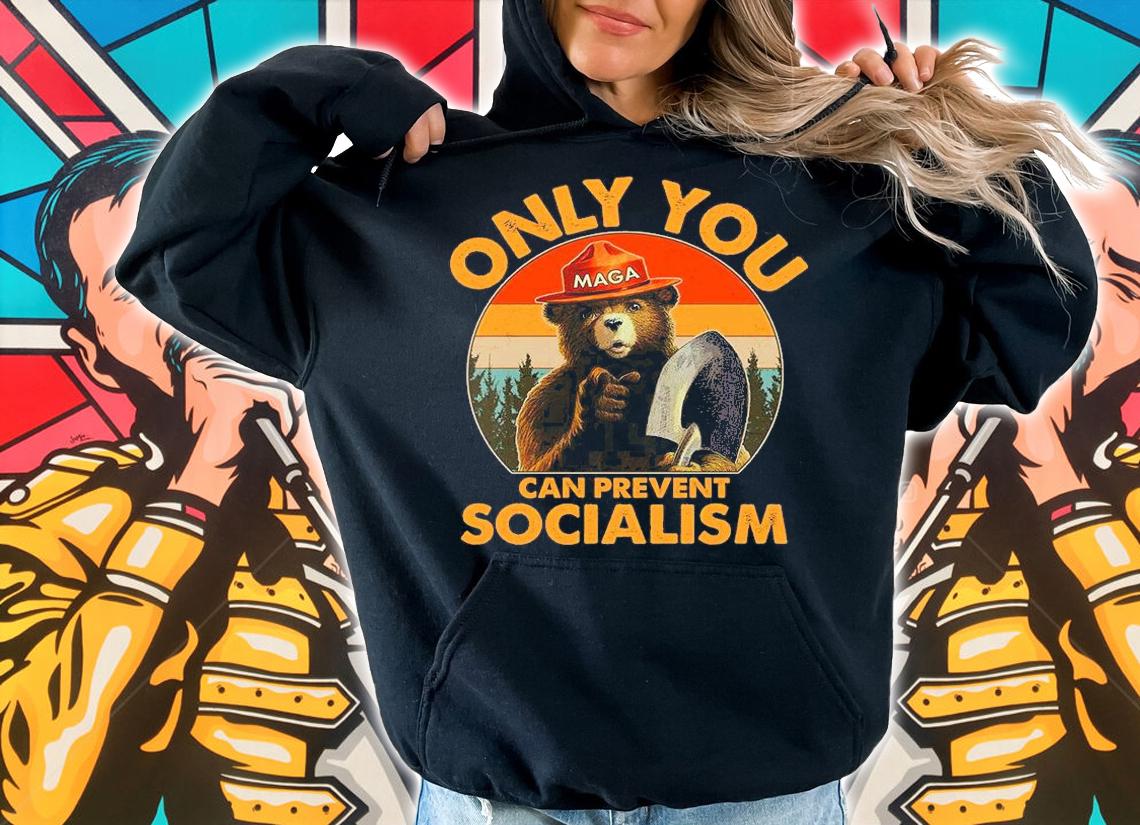 Bear Maga Only You Can Prevent Socialism Vintage shirt