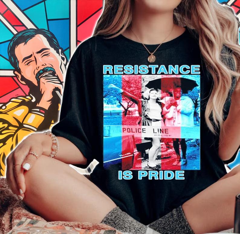 Marsha P JohnsonLa resistance is pride shirt