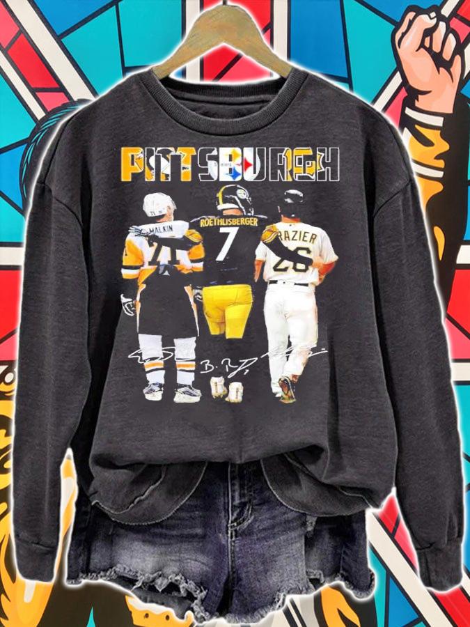 Pittsburgh Malkin Roethlisberger and Razier shirt sweatshirt