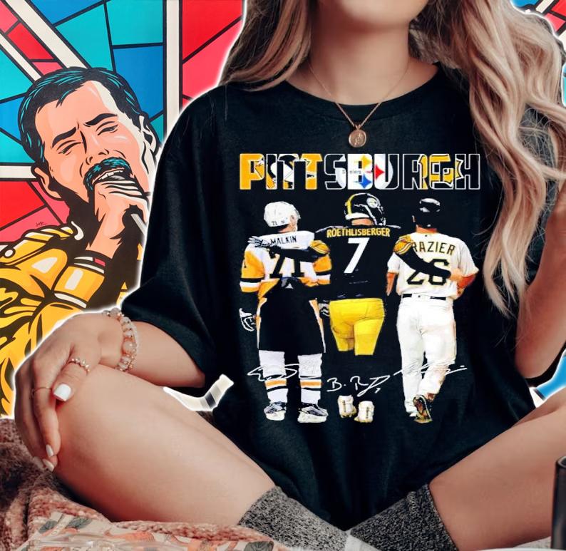 Pittsburgh Malkin Roethlisberger and Razier shirt woman shirt