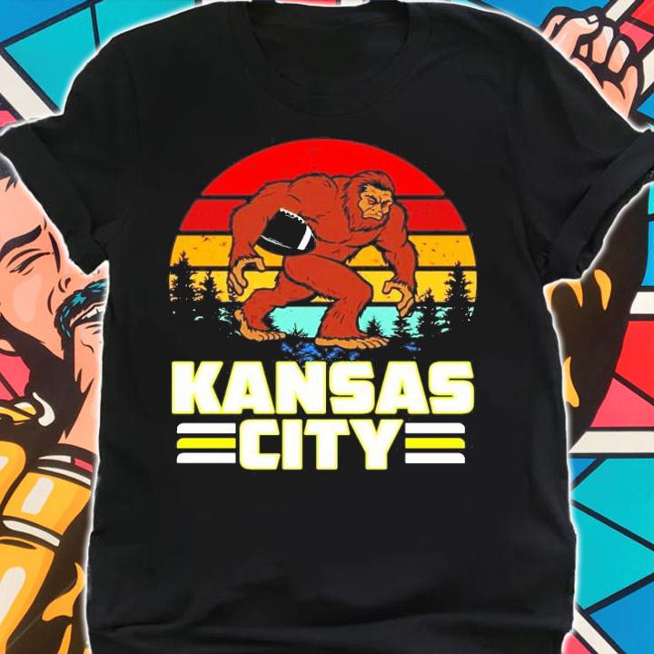 Bigfoot Kansas City Chiefs football vintage shirt shirt