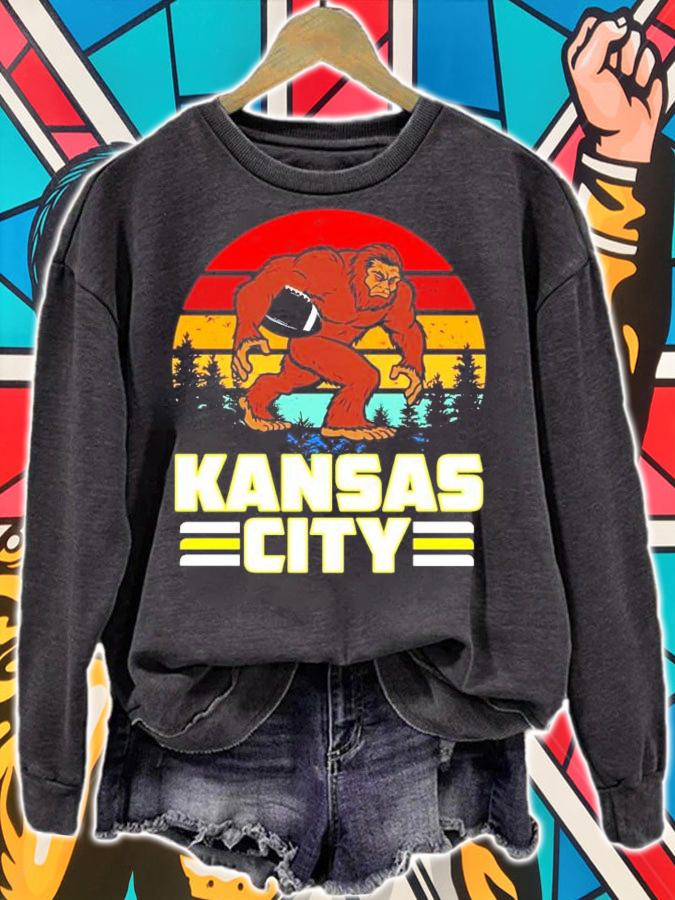 Bigfoot Kansas City Chiefs football vintage shirt sweatshirt