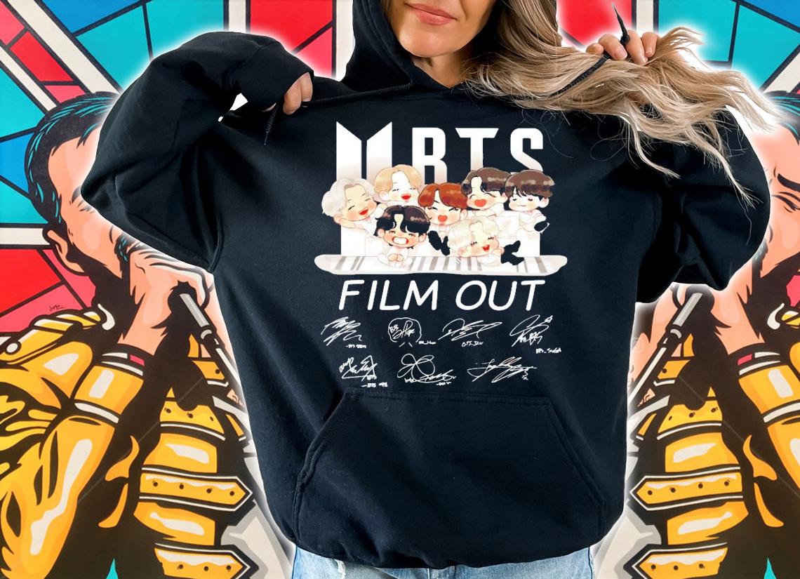 BTS chibi film out signature shirt