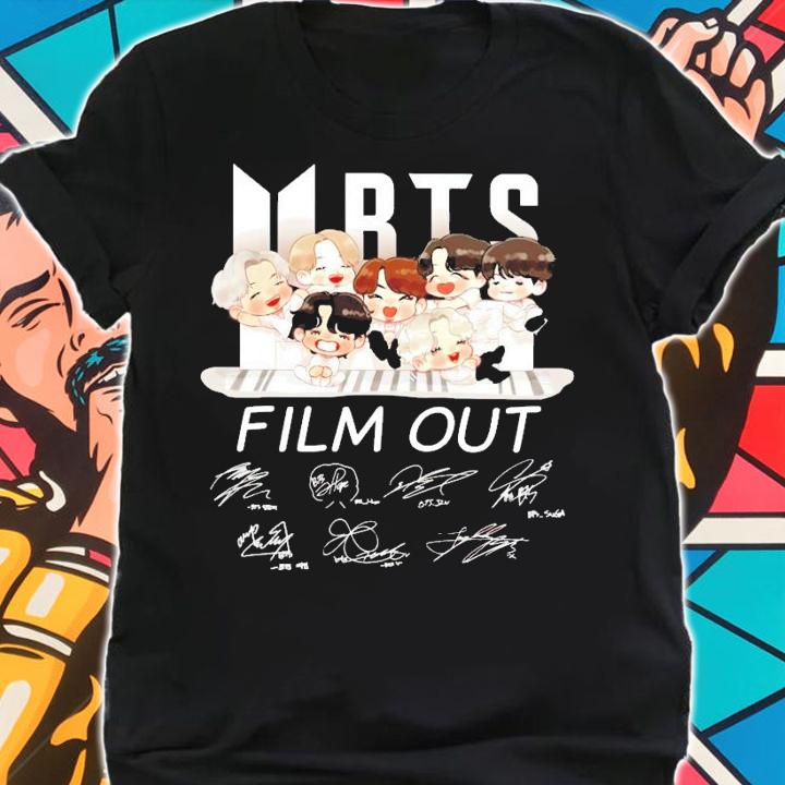 BTS chibi film out signature shirt